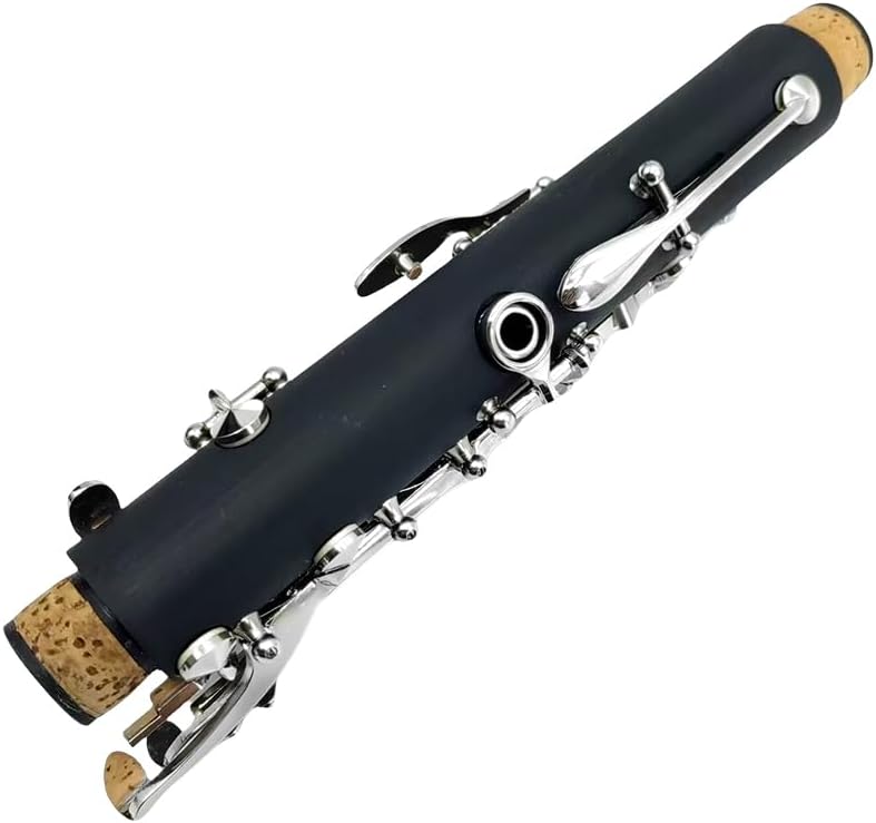 YoungMonic Bb Clarinet Black Ebonite Body Nickel-Plated Keys Wood Clarinets Complete Beginner Kit with Hard Bag & Care Tools Easy to Learn, Rich Sound for Beginners & Adult Learners Practice(q1) - Image 3